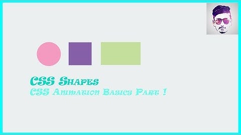 CSS Animation Basic Shapes For Beginners in (Tamil)