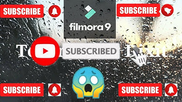 How to make your own subscribe button|Filmora 9 Free Effects|Animated Subscribe button🧐😎😈