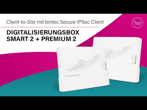 Telekom Digitalisierungsbox Smart 2 + Premium 2 - Client-to-Site mit dem bintec Secure IPSec Client