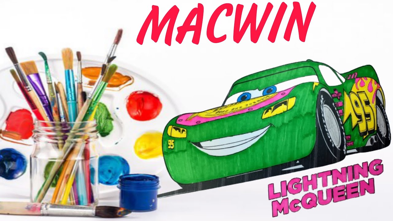 Magwin Colouring How to color a merry macwin Disney! - YouTube