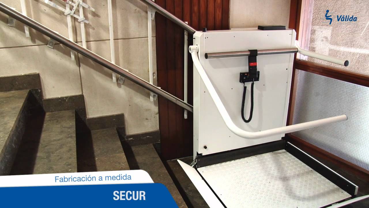 Plataforma salvaescaleras SECUR - Válida sin barreras
