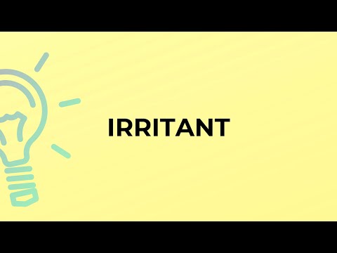 Video: Qual è la definizione di irritant?