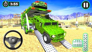 Army Vehicle Transporter Truck Simulator Gadi Game | Car Transporting Games – Android Gameplay screenshot 5