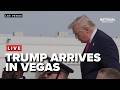 President Trump arrives in Las Vegas ahead of his “No Tax on Tips” roundtable