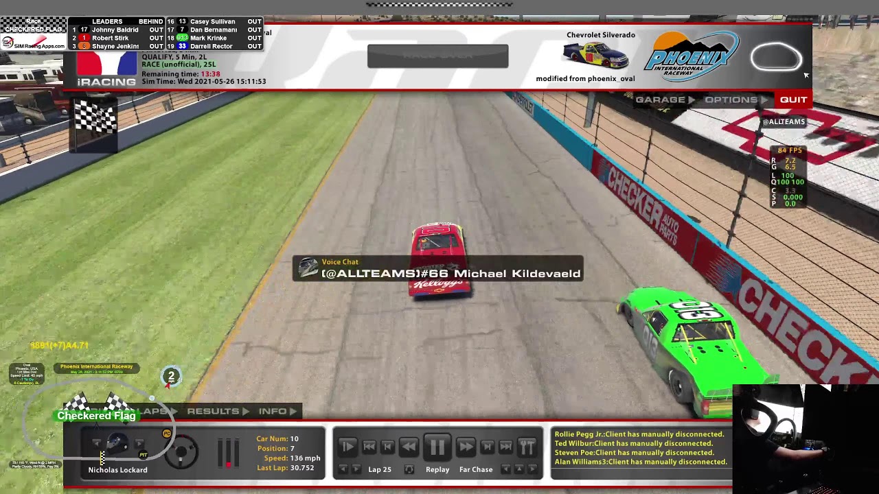 iRacing Pickup Cup Series Race at Phoenix