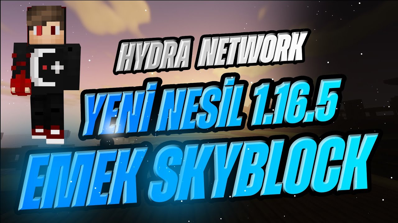 MİNECRAFT HYDRA NETWORK EMEK SKYBLOCK SUNUCUSU! MST18 YouTube