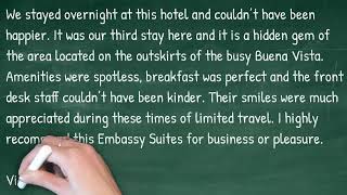 Victoria Reviews The Embassy Suites By Hilton Orlando Lake Buena Vista South