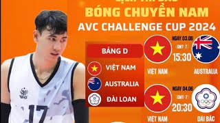 🔴 Lịch Thi Đấu Bóng Chuyền Nam Việt Nam Tại AVC Challeng Cúp 2024