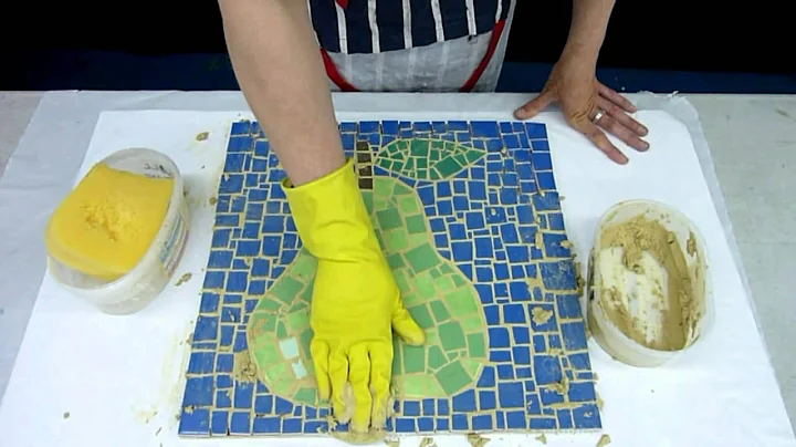 Making a mosaic by Michelle Greenwood Brown
