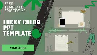 Details GREEN POWERPOINT TEMPLATE DESIGN- 2022 COLOR OF THE YEAR [FREE DOWNLOAD] VIA CANVA Guide