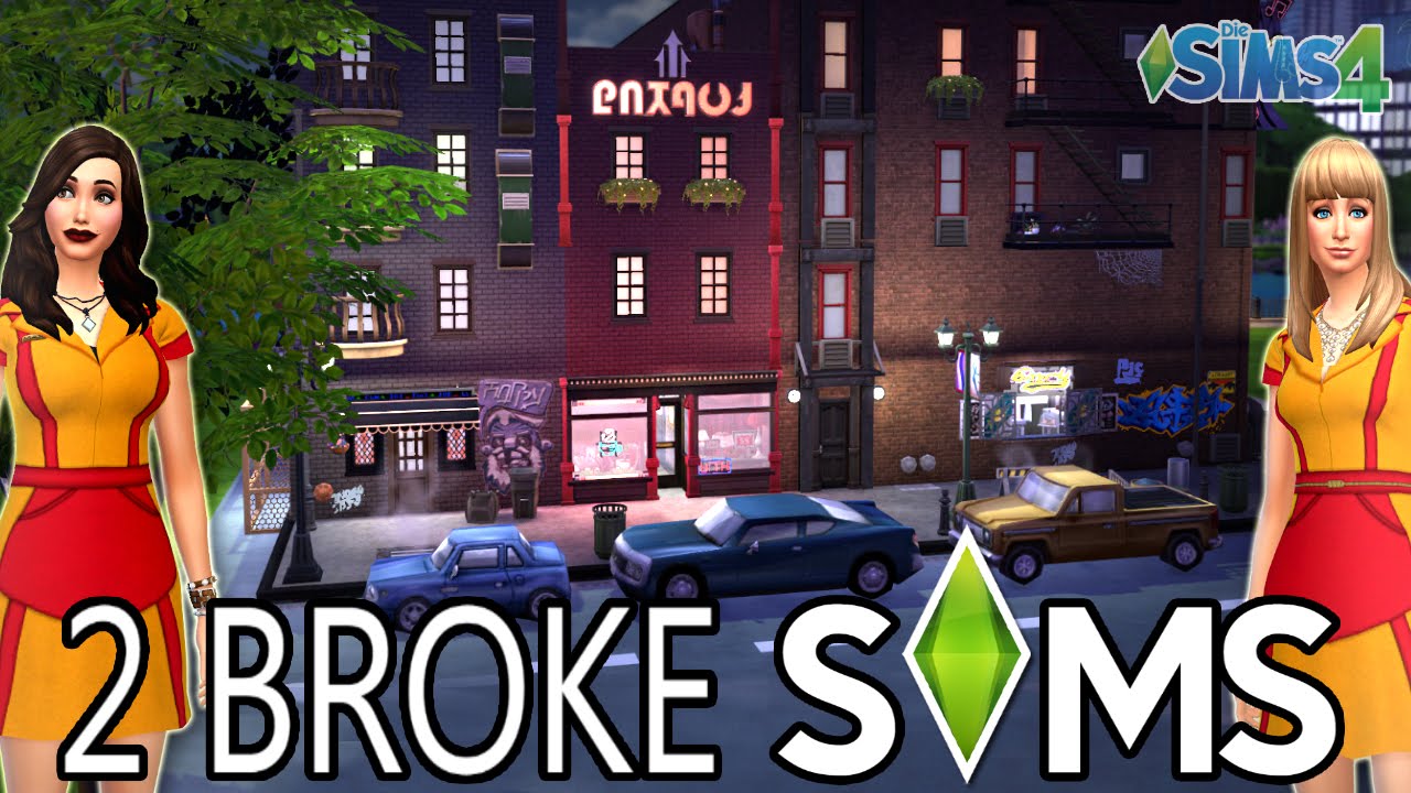 Sims 4 2 Broke Sims Diner Apartments Youtube