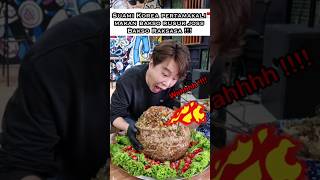 Ujung Oppa Pertama Kali Makan Bakso Lava Jumbo | Bakso Rusuk Joss #shorts