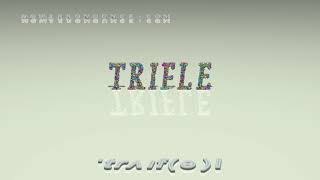 trifle - pronunciation + Examples in sentences and phrases