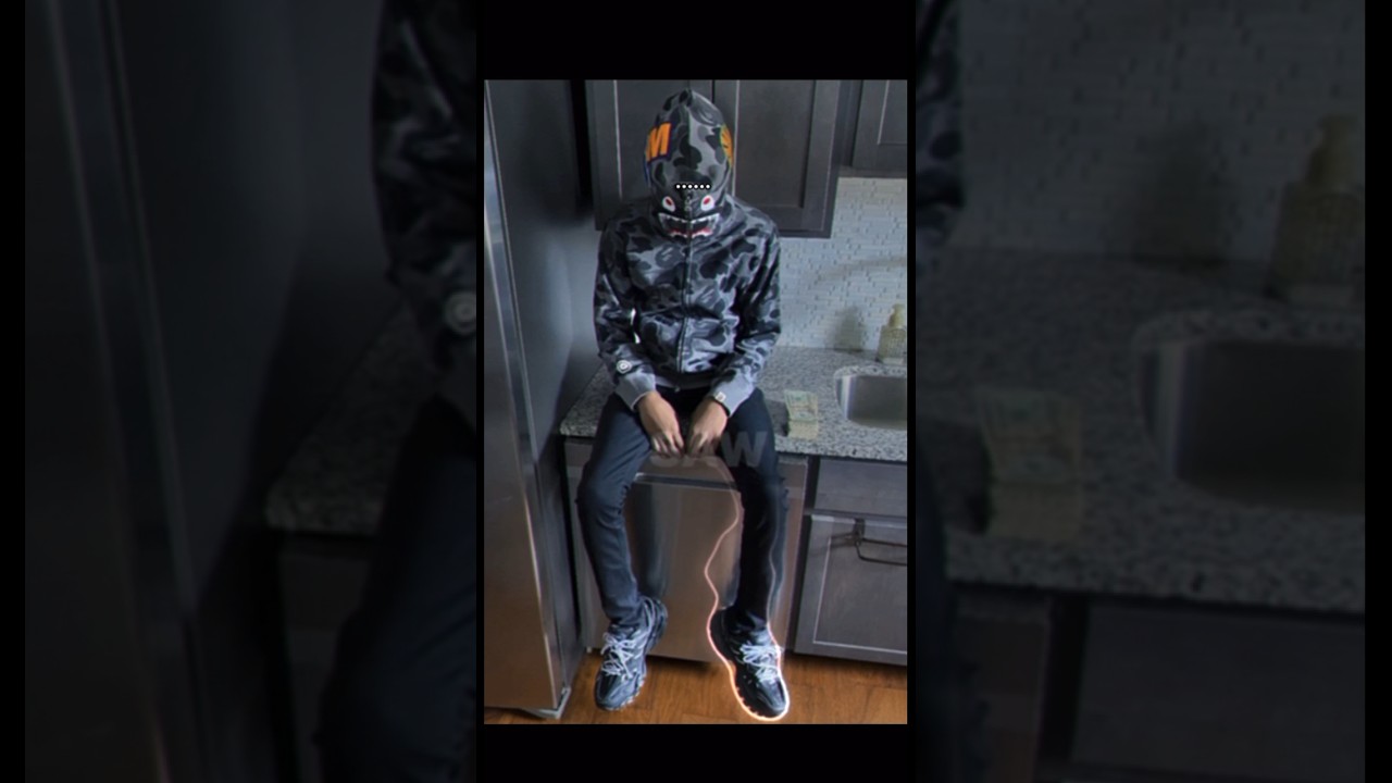 Black camo bape hoodie 