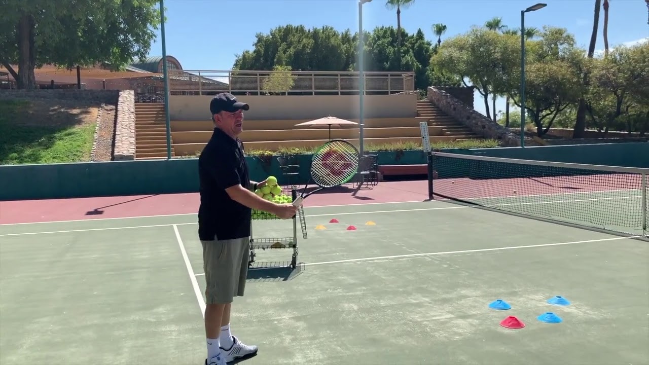 Tennis Tip Patrick Root arrowhead cc drop shot - YouTube