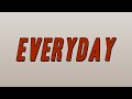 Wizkid - Everyday (Lyrics)