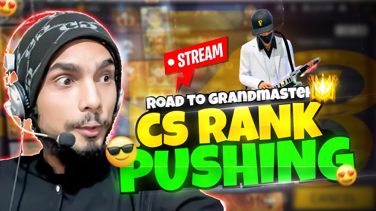 ! Road To GrandMaster - Garena Free Fire Live Pakistan 🔥 CS Pushing ...