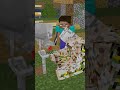 スケルトンになった村人 #minecraft #animation