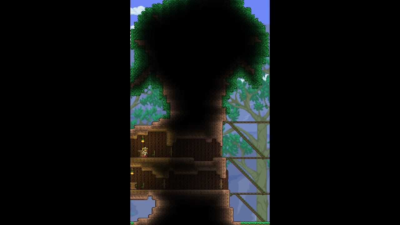 Terraria Twin Trees Custom Build 