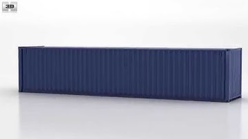 Shipping Container 40ft 3D model by 3DModels.org