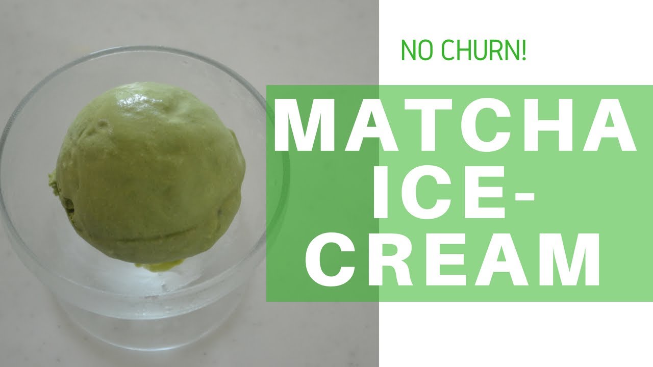 How to make ★No churn Matcha Ice Cream★～抹茶アイスの作り方～（EP60） | Kitchen Princess Bamboo