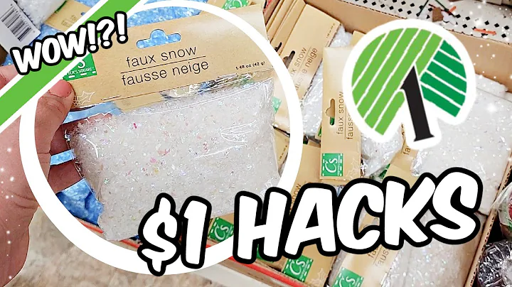 You Won't Believe How I Used DOLLAR TREE *FAKE SNOW* To Make Genius CHRISTMAS DIYS Krafts by Katelyn