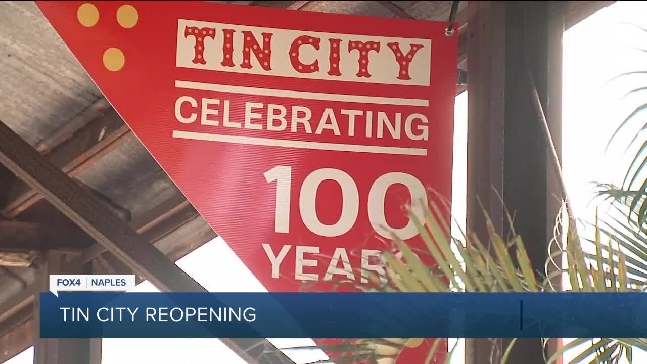 Tin City businesses reminding customers they are open after damage from