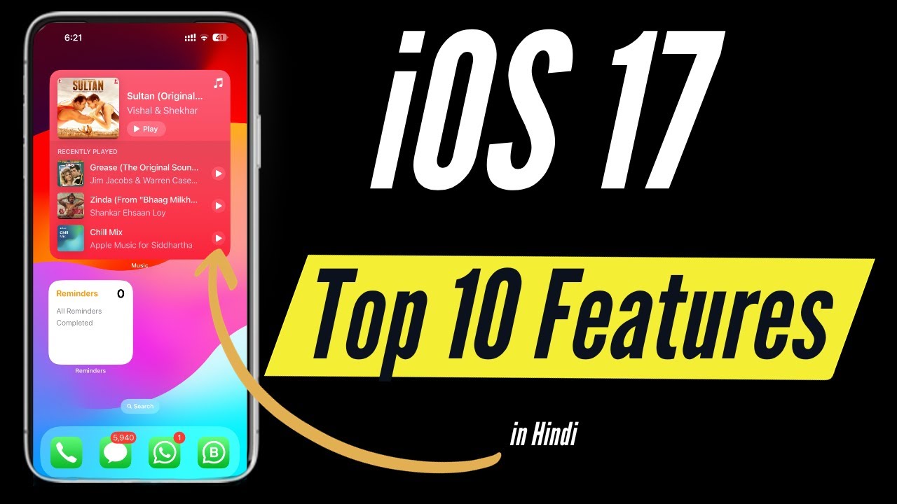 iOS 17 Features Hindi I iOS 17 Top 10 Features I TechnoaddictsIndia