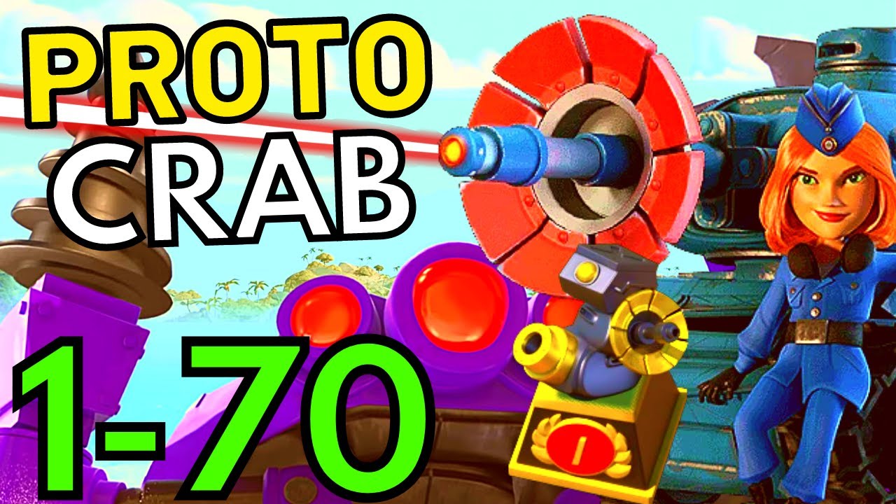 🔴Boom Beach🦀 PROTO-KREBS bis Phase 70 | Proto Crab | Lasertron | Attack Strategy | Bane