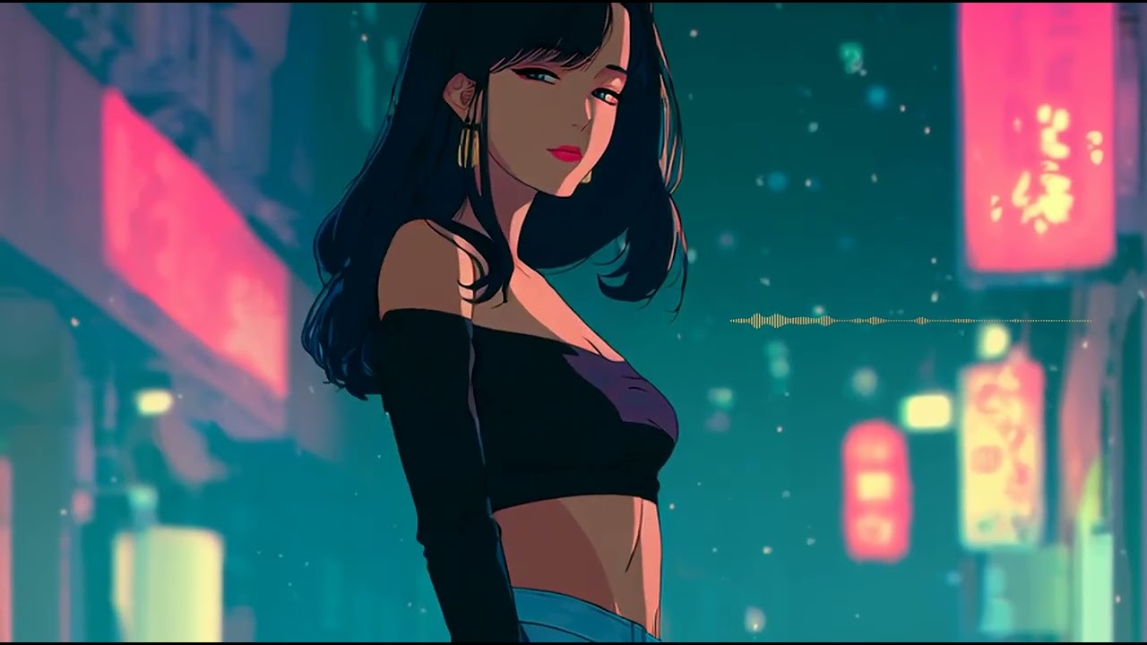 🌙 Aesthetic Lofi Beats (Original Track) - 80s Anime Night Walk 🌃 Chill Hip Hop