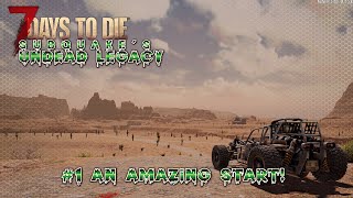 Undead Legacy | Surviving Day 1 of Subquake’s Undead Legacy! | 7 Days to Die | Alpha 20 | s7 ep1