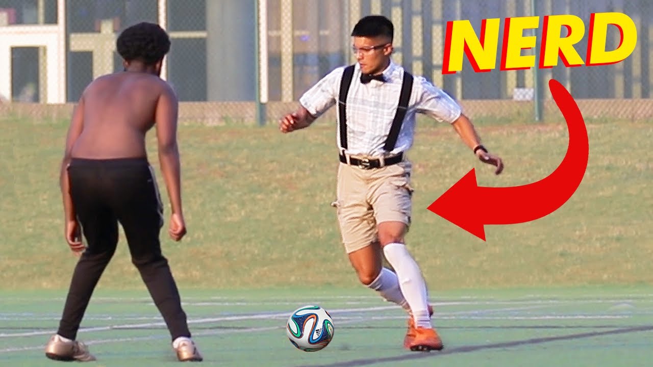 NERD PLAYS SOCCER (football) *ankles broken*