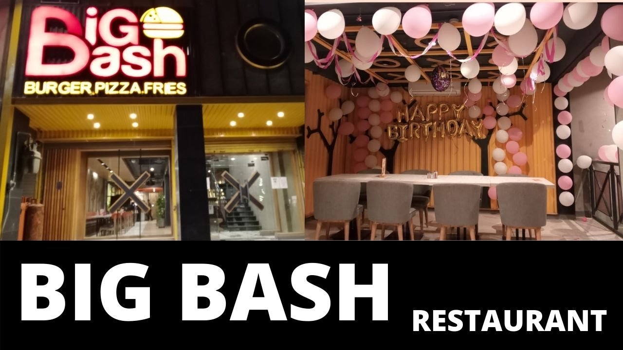 Big Bash restaurant in karachi best pizza fries pizza fries YouTube