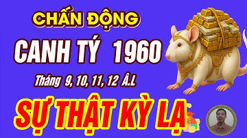 SỰ THẬT Tuổi CANH TÝ 1960 THẦN TÀI BÁO MỘNG TRÚNG SỐ CỰC GIÀU CÓ đúng 4 tháng cuối năm 2025