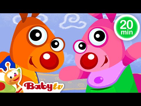 Kenny & Goorie Friendly Kangaroos ​🦘​​🦘​ Surprise in a Pocket! | Full Episode | Cartoons @BabyTV