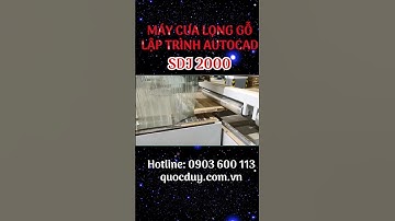 Máy Cưa Lọng Gỗ Lập Trình Cnc - Máy Cưa Lọng Đứng Tự Động | Quốc Duy