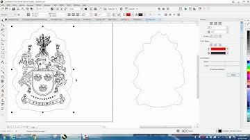 Corel Draw Tips & Tricks Outline around a hard object Part 2