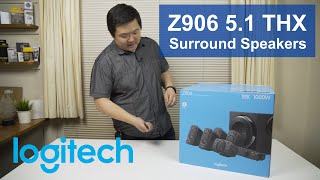 erindringsmønter Glat sammenholdt Logitech Z906 5.1 THX Speakers | Unboxing & Quick Look - YouTube