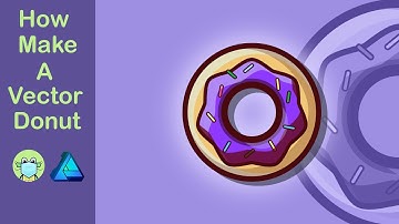 HOW TO ILLUSTRATE A VECTOR DONUT | AFFINITY DESIGNER