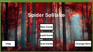 AQA A Level NEA Spider Solitaire