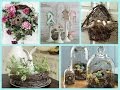 Spring Decor with Nests and Birdhouses - Bird Nest Easter Decor Ideas - Spring Decorating Ideas