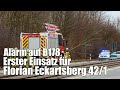 [Erster Einsatz für neues Löschfahrzeug] - Feuerwehr Eckartsberg mit neuem Fahrzeug im Einsatz