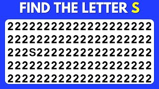 Find the ODD One Out  Letters and Numbers Edition | ✅ Easy, Medium, Hard