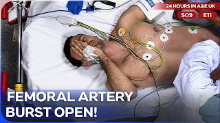 Massive Internal Bleed Puts Young Husband's Life at Risk | 24 Hours in A&E Season 9 Episode 11