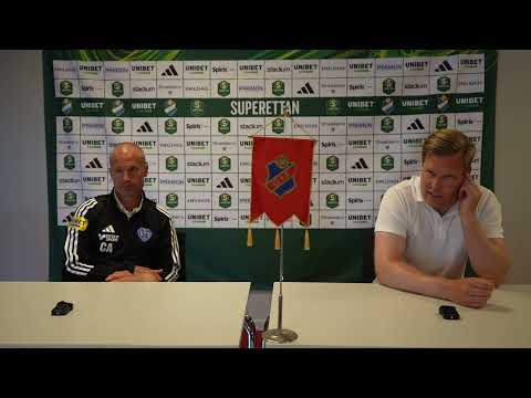 Presskonferens Östers IF - Falkenbergs FF 20260621
