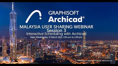 MYSS3 Interactive Scheduling with GRAPHISOFT Archicad