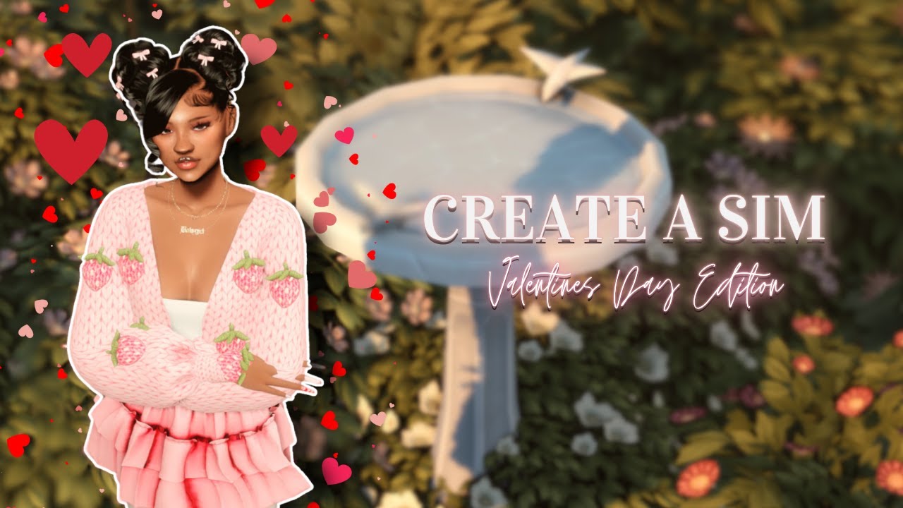 💕 Sims 4 Create A Sim: Valentine’s Day Edition! 💘 | Cute & Romantic CAS ...