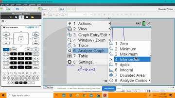 Using a TI-Nspire Finding the Local Maximum, Local Minimum, and Zeros of a Graph