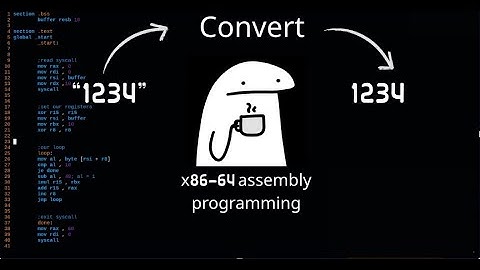 How to Convert String to Integer in x86_64 Assembly (Linux)