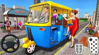 Simulatore di Tuk Tuk Rickshaw 2026 - Trasporto Passeggeri e Guida Off-road - Gameplay Android screenshot 3